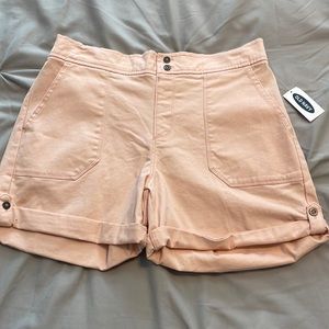Old Navy Pink Roll Cuff Shorts XXL